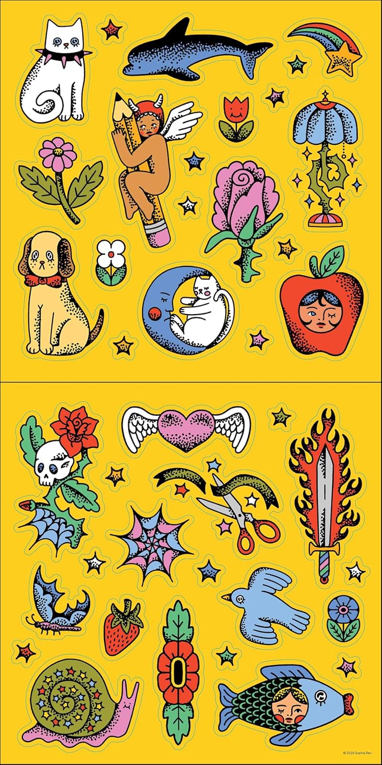 REN-O-GRAPHICS 2027 WALL CALENDAR WITH STICKERS BY SOPHIA REN