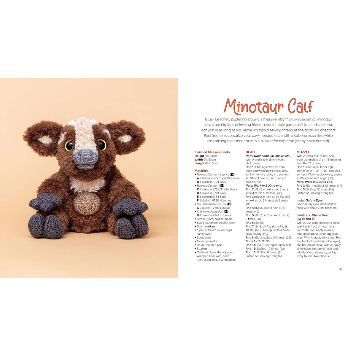 BABY BEASTS TO CROCHET: CUTE AMIGURUMI CREATURES FROM MYTH AND LEGEND BY MEGAN KREINER