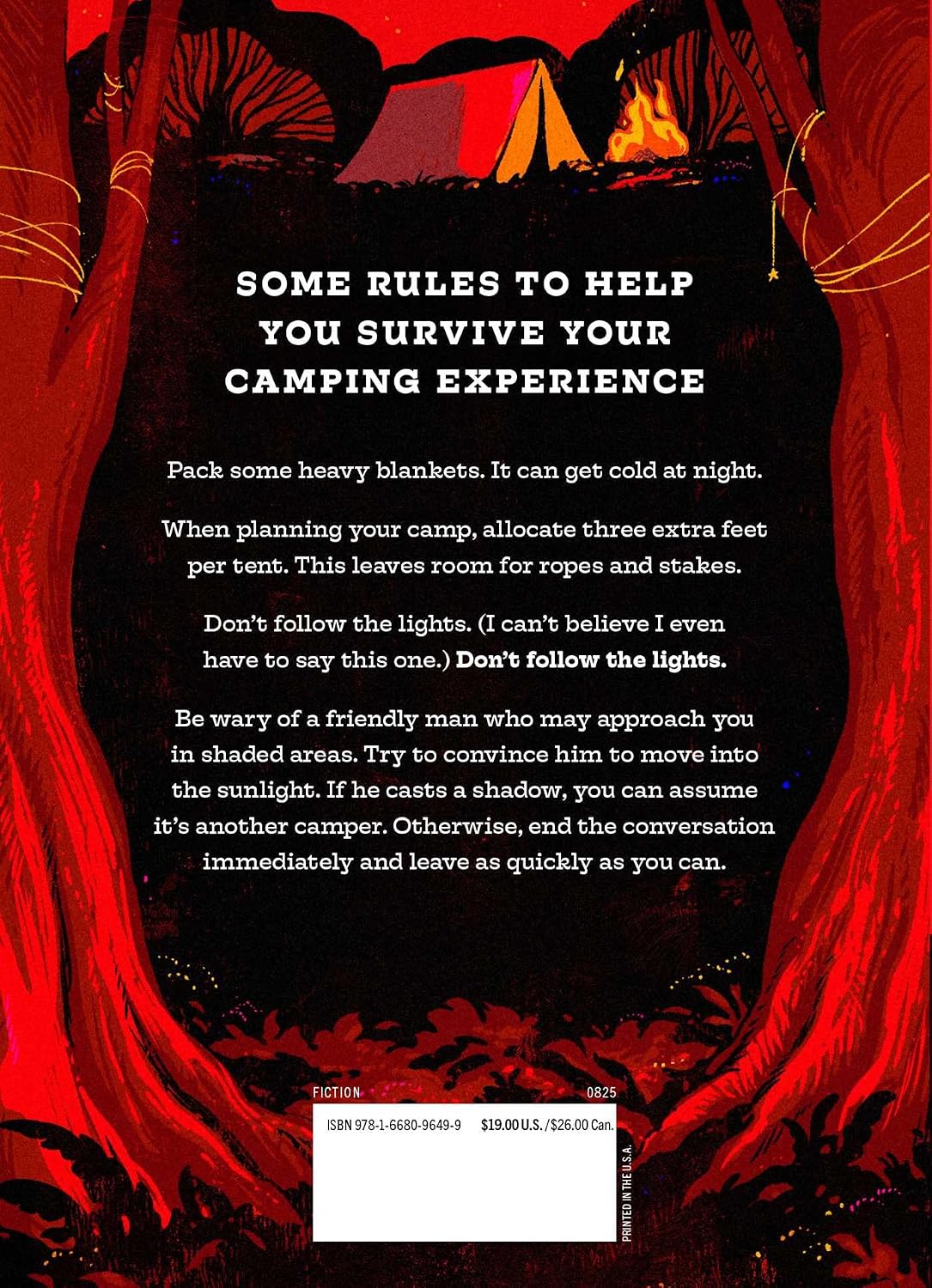 HOW TO SURVIVE CAMPING: THE MAN WITH NO SHADOW BY BONNIE QUINN