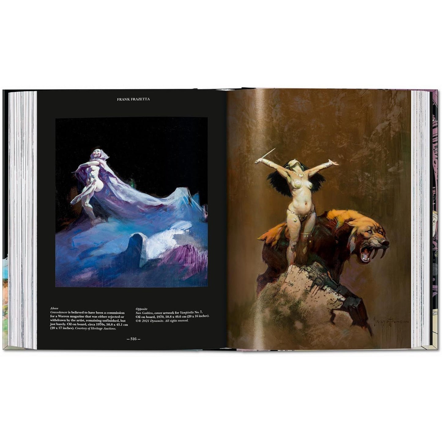 THE FANTASTIC WORLDS OF FRANK FRAZETTA BY TASCHEN
