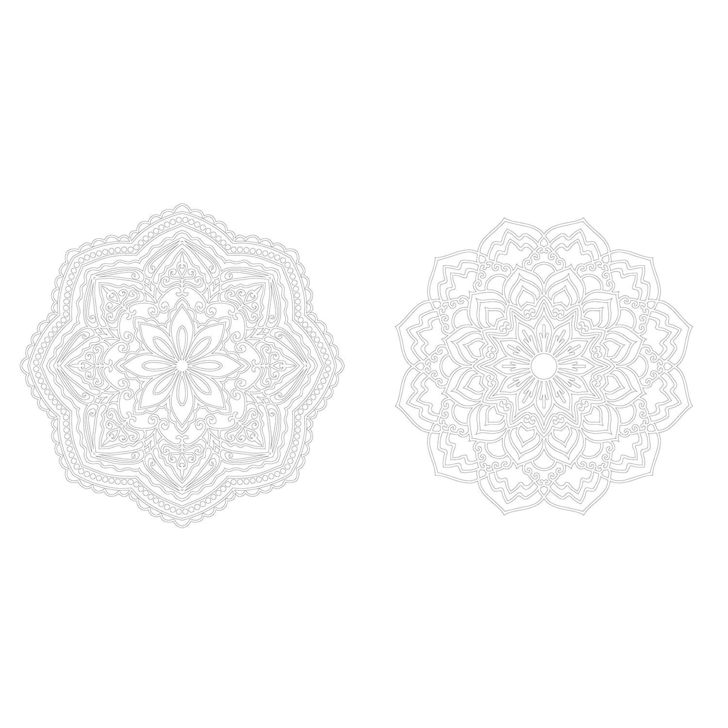 THE MANDALA COLORING BOOK
