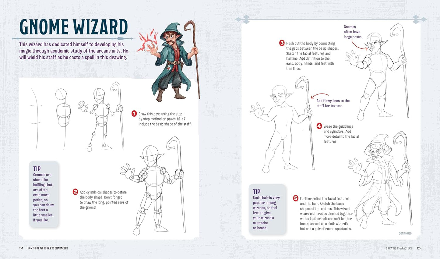 HOW TO DRAW YOUR RPG CHARACTER: A STEP-BY-STEP GUIDE TO BRINGING FANTASY CHARACTERS TO LIFE – HOW TO DRAW ELVES, GNOMES, DWARVES, DRAGONBORN, ... WIZARDS, DRUIDS, BARBARIANS, BARDS, AND MORE BY CHRISSA BARTON