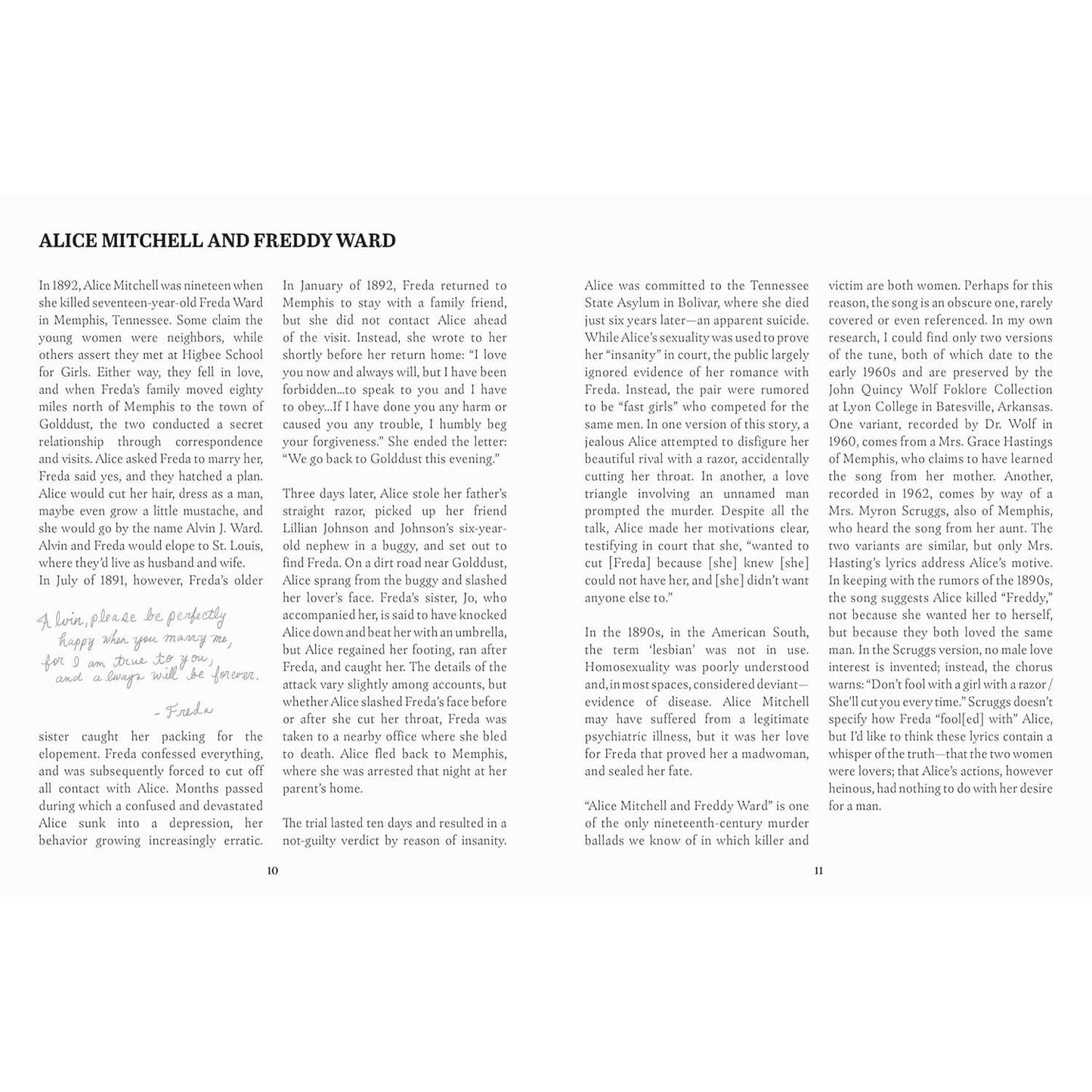 MURDER BALLADS ILLUSTRATED LYRICS AND LORE BY KATY HORAN