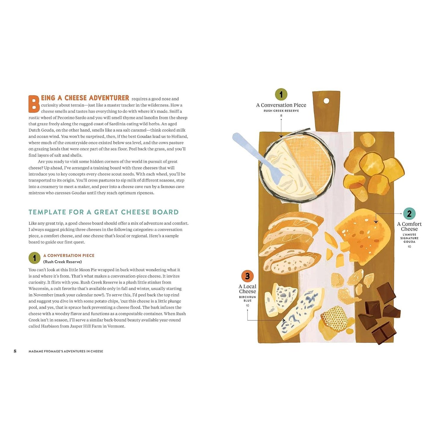 MADAME FROMAGE'S ADVENTURES IN CHEESE BY TENAYA DARLINGTON