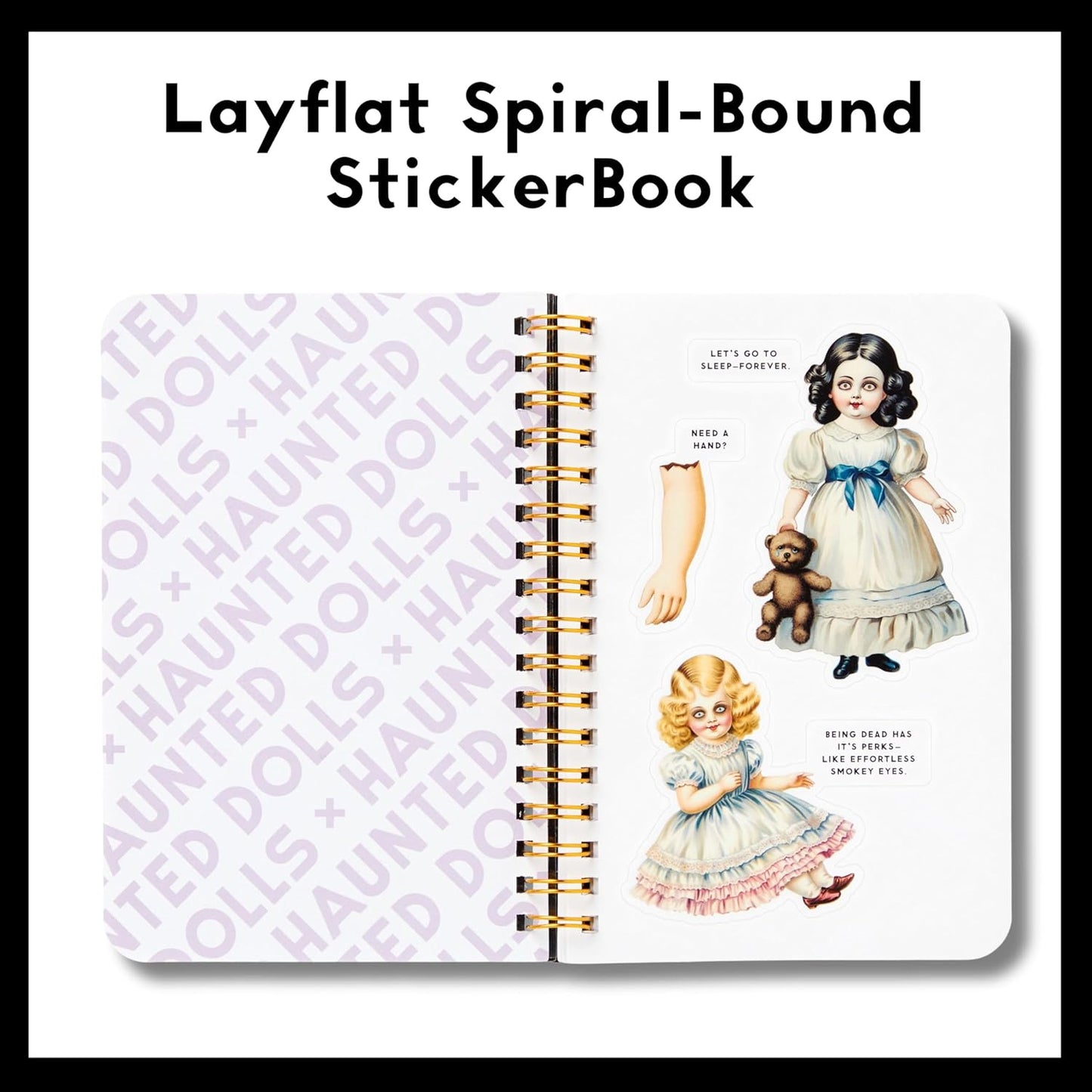HAUNTED DOLLS STICKER BOOK