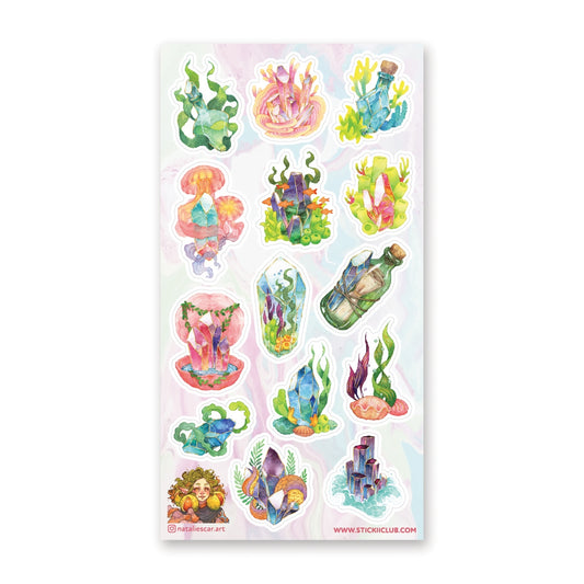 MARINE CRYSTALS STICKER SHEET