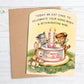 TODAY WE EAT CAKE TO CELEBRATE....BIRTHDAY CARD