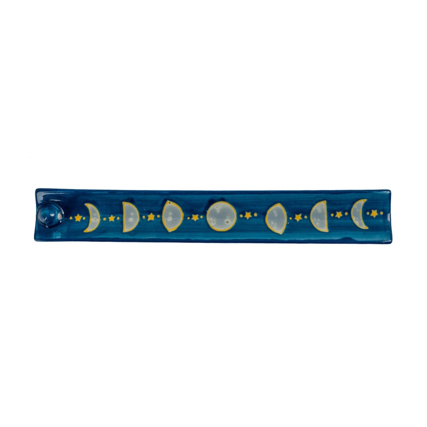 MOON PHASE CERAMIC INCENSE HOLDER