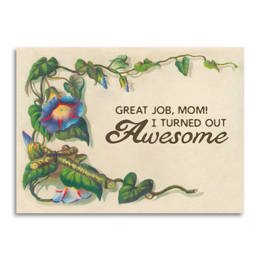GREAT JOB, MOM! MOTHER'S DAY CARD
