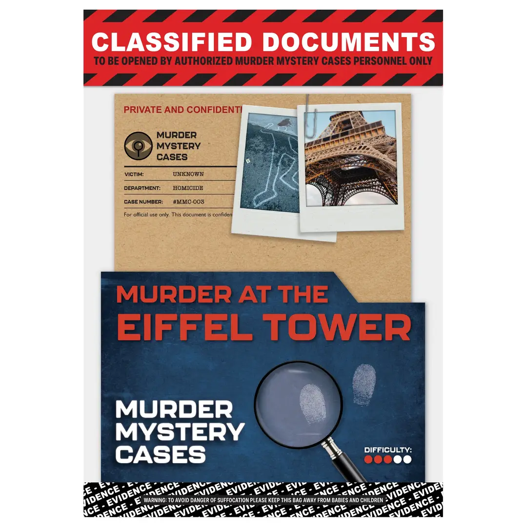 MURDER MYSTERY CASES: MURDER AT THE EIFFEL TOWER