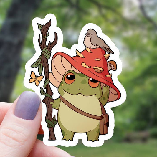 FROG DRUID RPG CLASS STICKER
