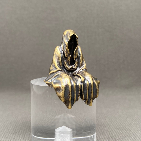 MINIATURE BRASS MYSTIC MAGE