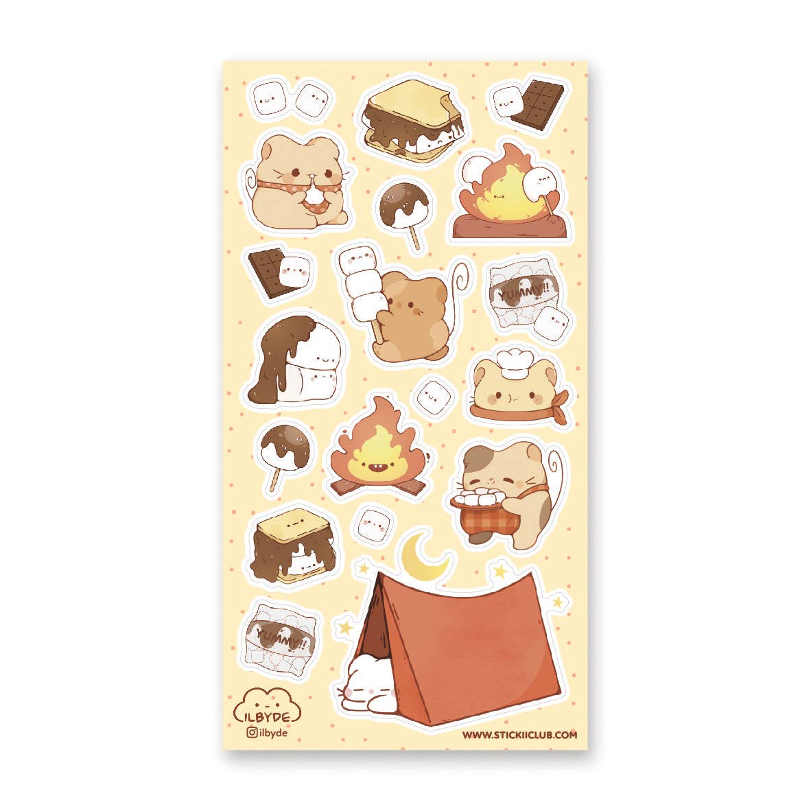 S'MORE JOY STICKER SHEETS