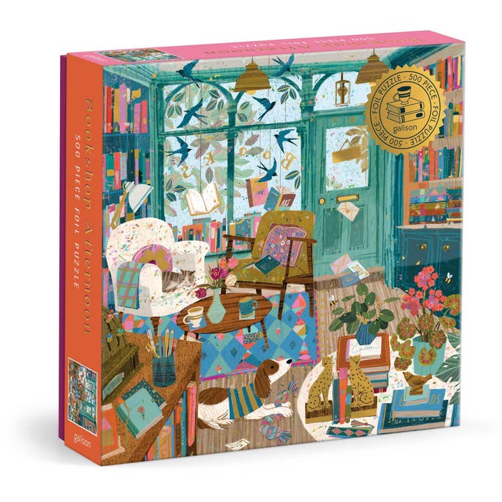 BOOKSHOP AFTERNOON 500PC FOIL PUZZLE