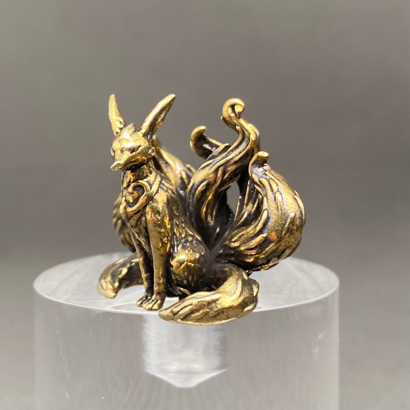 MINIATURE BRASS KITSUNE
