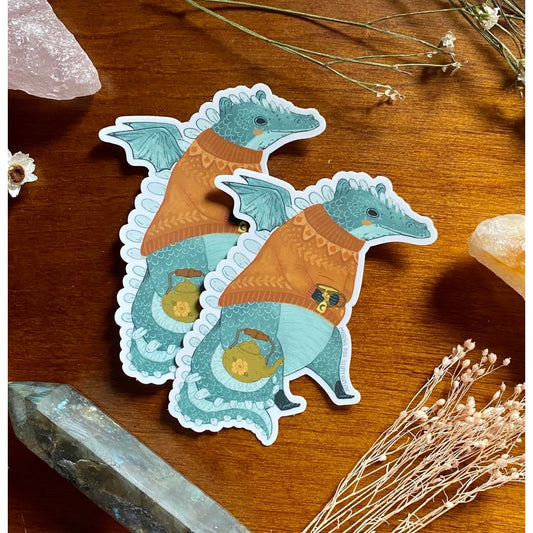 COZY DRAGON STICKER