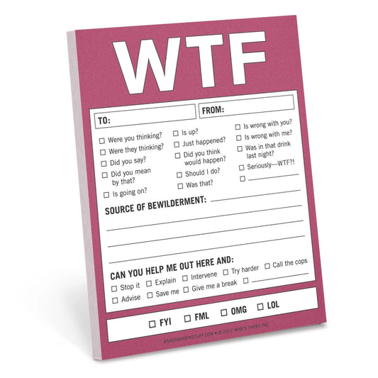 WTF NIFTY NOTE PAD (MAGENTA)