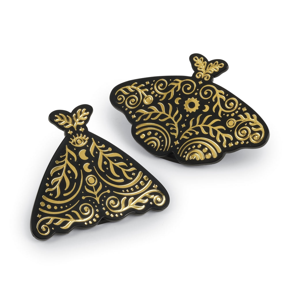 PANTRY MOTHS - CELESTIAL MOTH BAG CLIPS - SET OF 4