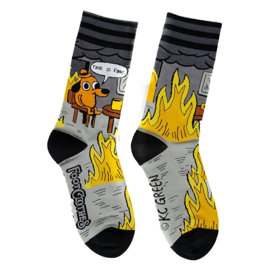 THIS IS FINE CREW SOCKS BY FOOTCLOTHES