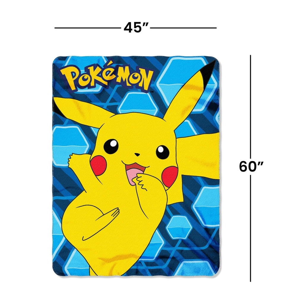 POKEMON PIKACHU FLEECE THROW BLANKET