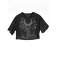 NIGHT FLIGHT CLOVER CROP TEE BY SUPERMAGGIE
