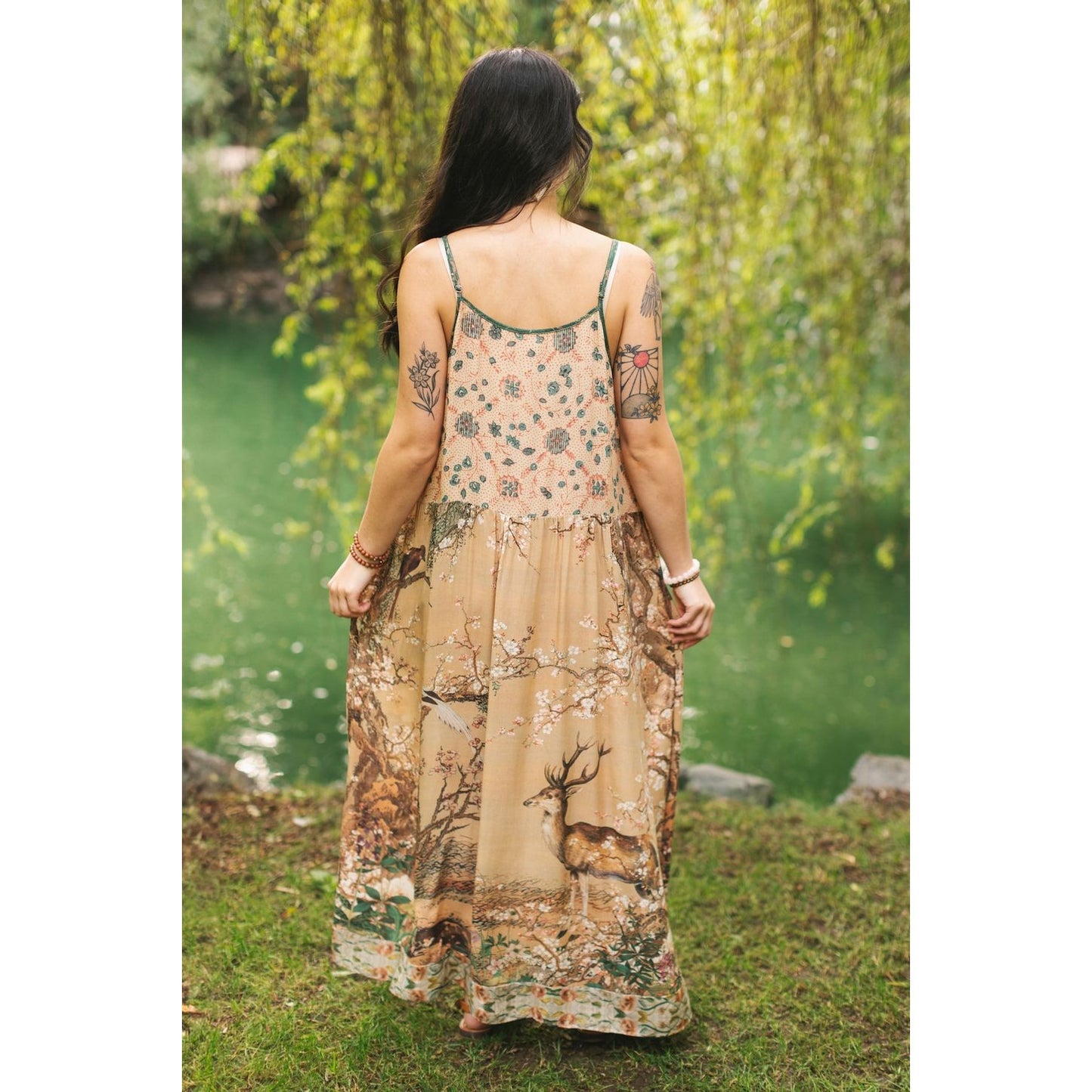 FABLE BOHEME MAXI SLIP DRESS BY MARKET OF STARS (SMALL/MEDIUM)