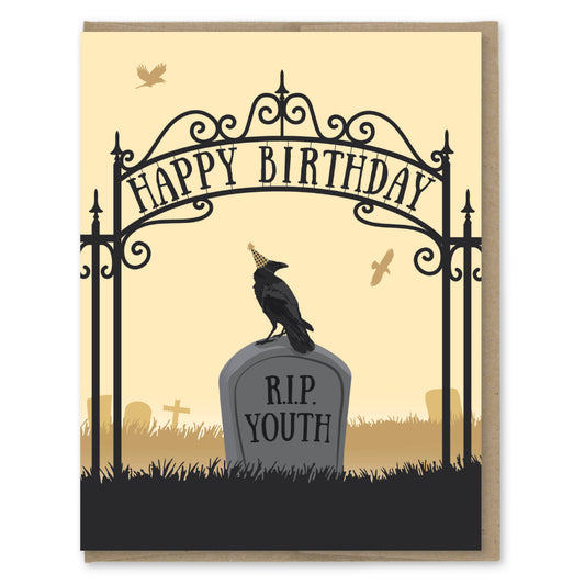 RIP YOUTH BIRTHDAY CARD
