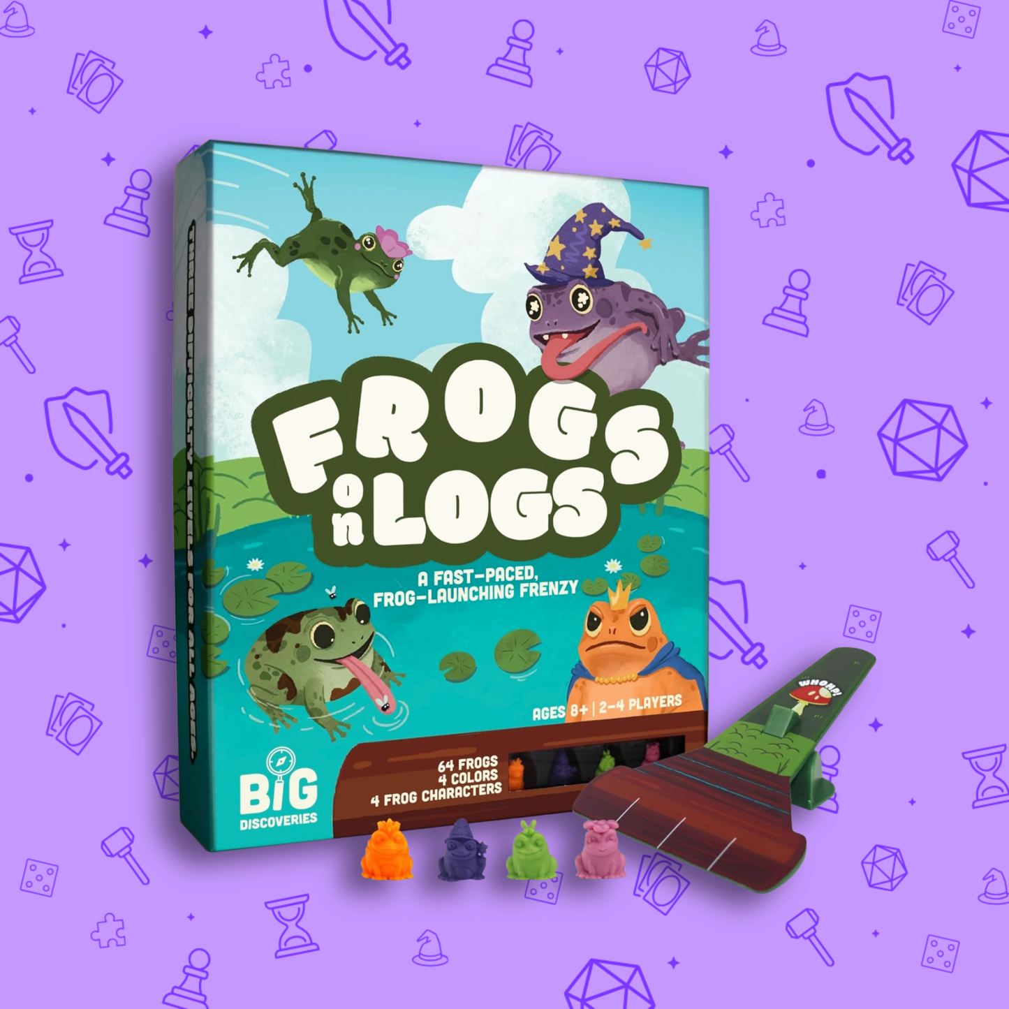 FROGS ON LOGS