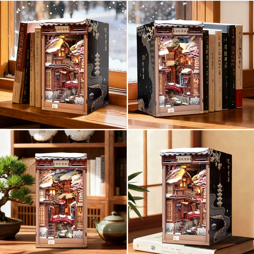 KYOTO SNOW WINTER: DIY BOOK NOOK KIT (HCB111)