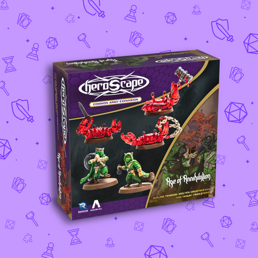 HEROSCAPE BOILING TENSION - MOLTEN CRUSTACEANS AND TANUKI TRICKSTERS