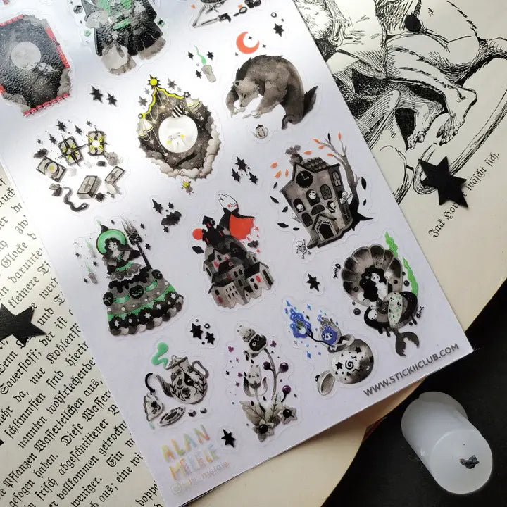 MOONLIT MAGIC STICKER SHEET