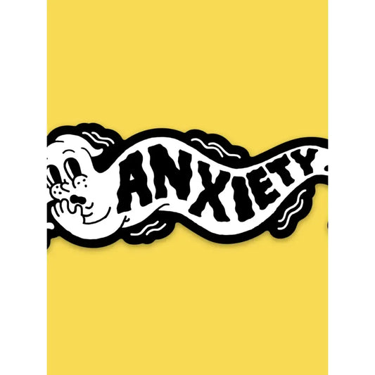 ANXIETY GHOST STICKER
