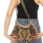 BUTTERFLY SUNFLOWER CANVAS PURSE