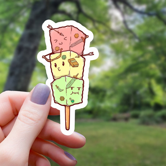 GELATINOUS MONSTER FOODIE STICKER