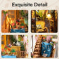 GARDEN HOUSE 3-D WOODEN MINIATURE BOOK NOOK KIT
