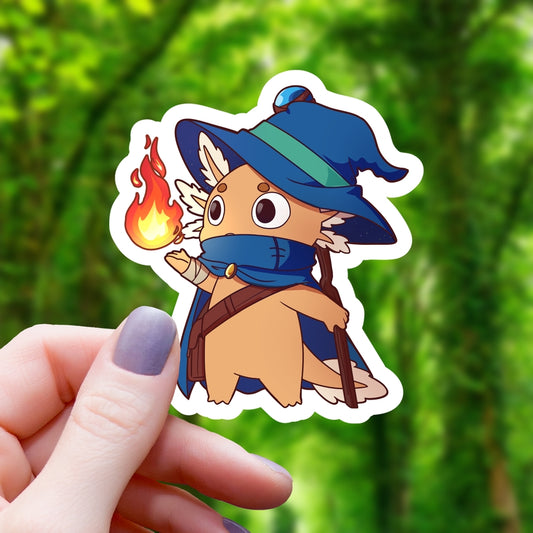 AXOLOTL WIZARD CLASS RPG STICKER