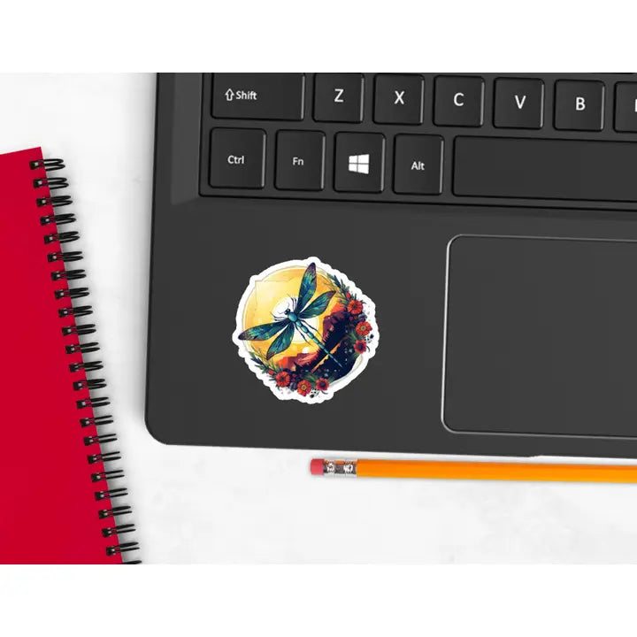 DRAGONFLY EMBRACE STICKER