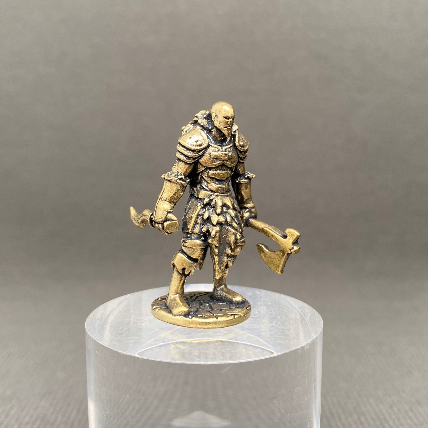 MINIATURE BRASS VIKING WARRIOR