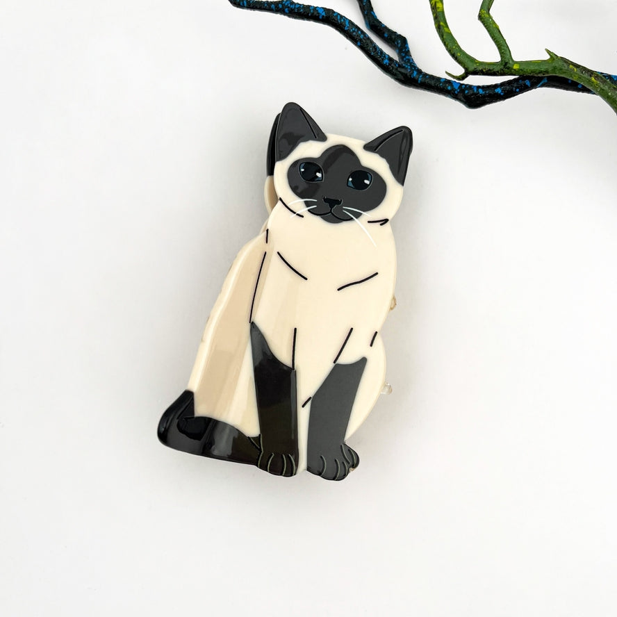 SIAMESE CAT HAIR CLAW