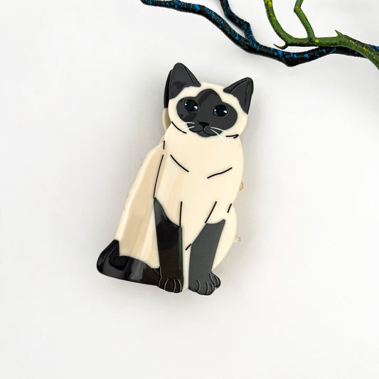 SIAMESE CAT HAIR CLAW