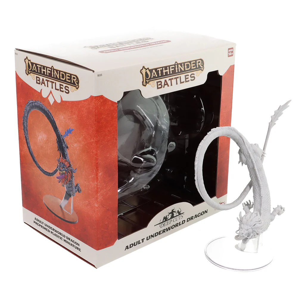 PATHFINDER BATTLES ADULT ADAMANTINE DRAGON UNPAINTED