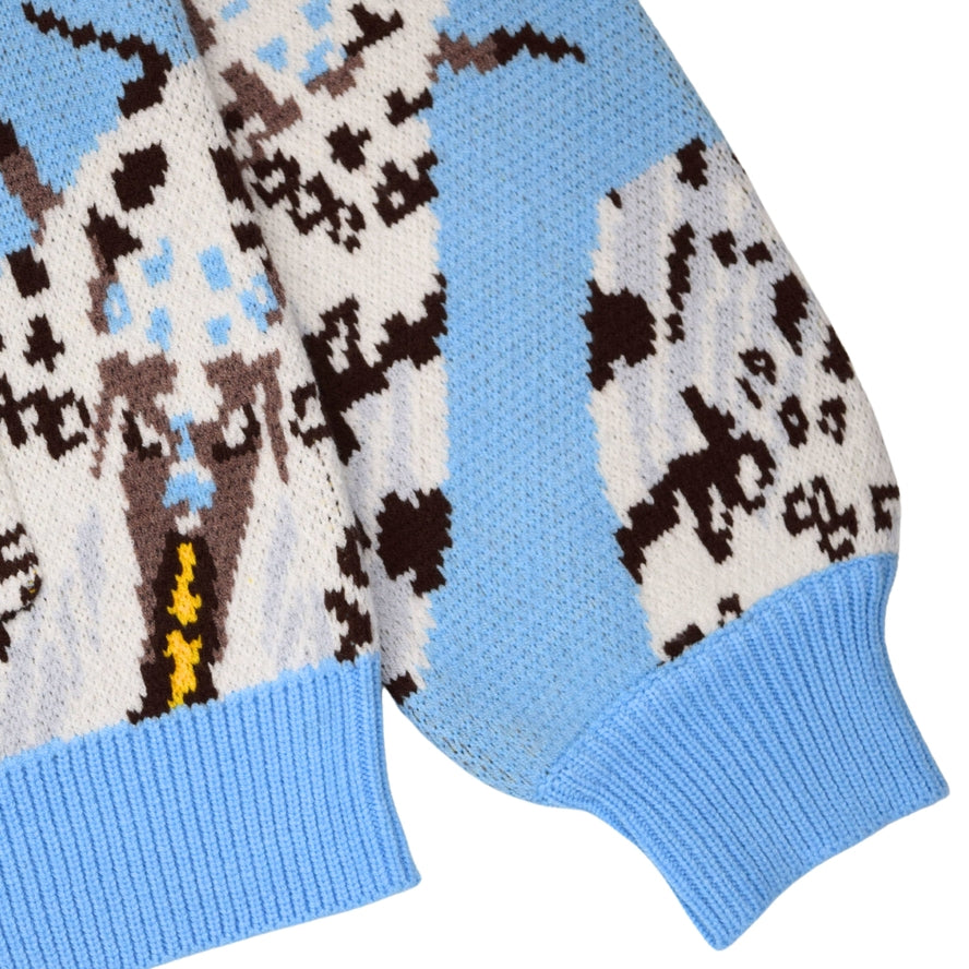 GIANT LEOPARD MOTH CARDIGAN