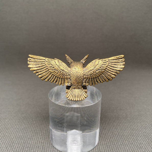 MINIATURE BRASS OWL