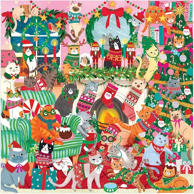 MERRY CATMAS 500 PC PUZZLE