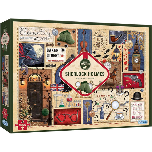 ELEMENTARY MY DEAR WATSON, SHERLOCK HOLMES 1000PC PUZZLE