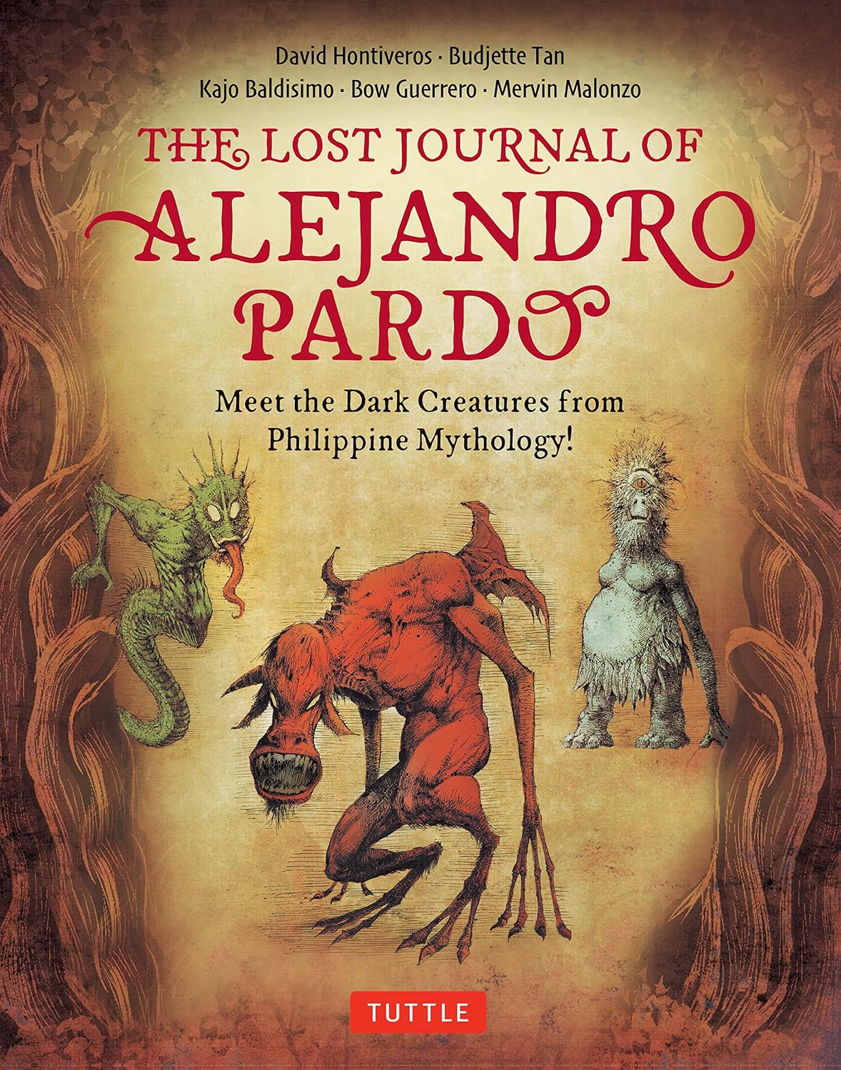 THE LOST JOURNAL OF ALEJANDRO PARDO: MEET THE DARK CREATURES FROM PHILIPPINE MYTHOLOGY! BY DAVID HONTIVEROS, BUDJETTE TAN, KAJO BALDISIMO, BOW GUERRERO, AND MERVIN MALONZO