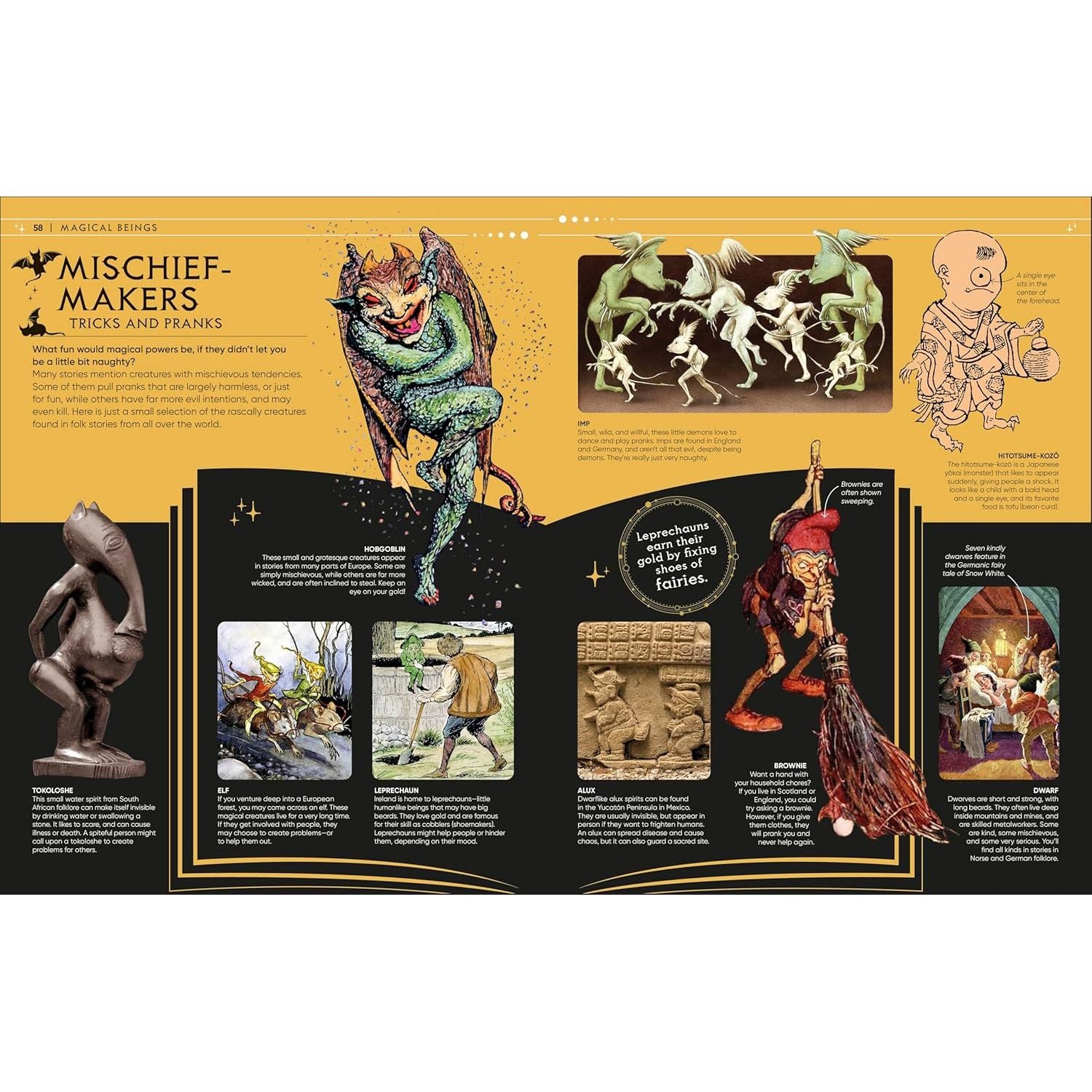 kinds of monsters SUPERNATURAL CREATURES: MYTHICAL AND SACRED CREATURES FROM AROUND THE – Games and Stuff