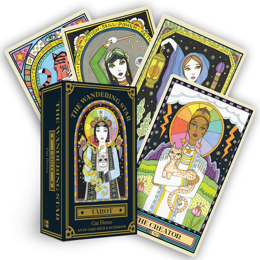 THE WANDERING STAR TAROT: AN 80-CARD DECK & GUIDEBOOK BY CAT PIERCE