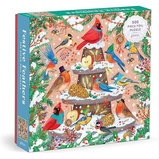 FESTIVE FEATHERS 500PC PUZZLE