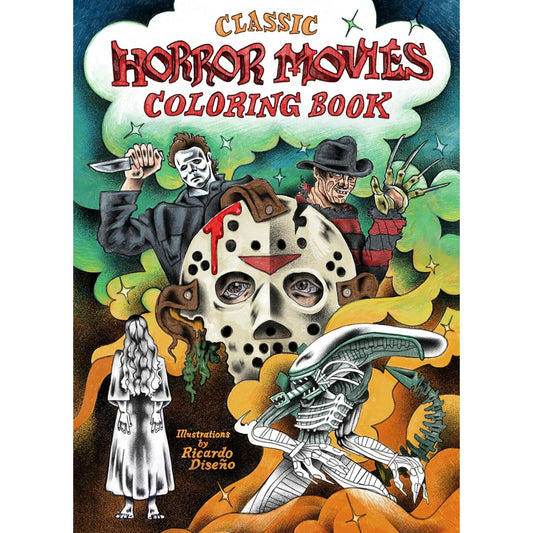CLASSIC HORROR MOVIES COLORING BOOK